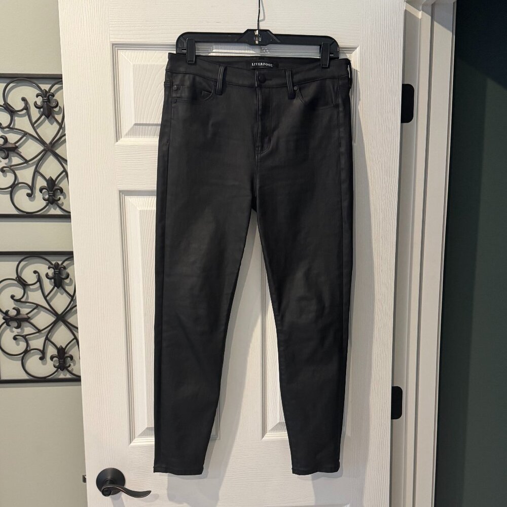 Liverpool Black Coated Jeans